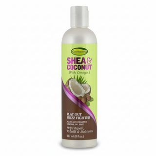 SofnFree Gro Healthy shea and coconut frizz fighter smooths hair