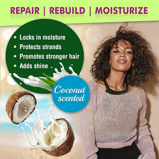 SofnFree Gro Healthy shea and coconut frizz fighter smooths hair