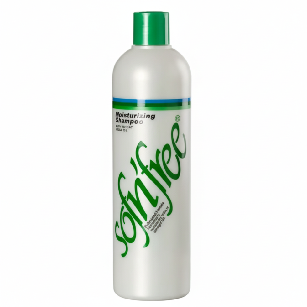 SofnFree moisturising shampoo hydrates and softens hair