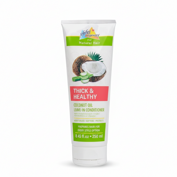 Sofn’Free N’Pretty Coconut Oil Leave-In Conditioner 250ml | Thick Healthy Hair
