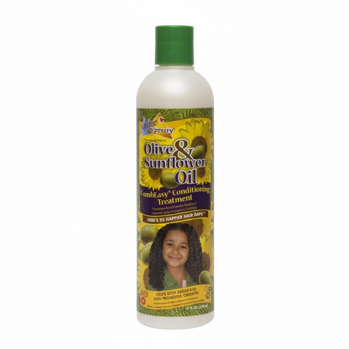 Sofn’Free N’Pretty CombEasy Treatment 12oz | Olive & Sunflower Detangle & Strength