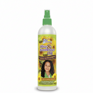 sofn free n pretty olive and sunflower leave in detangler 12oz for curls shine smooth frizz free hair