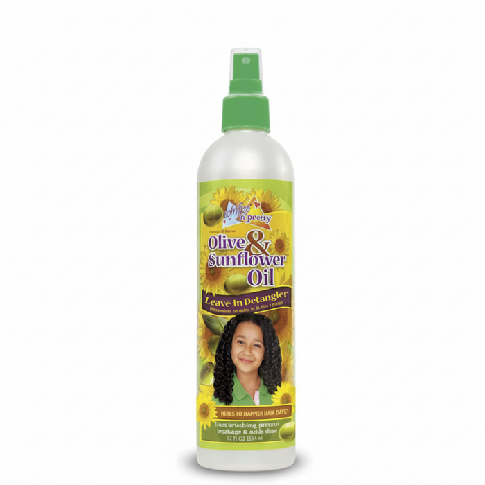 Sofn’Free N’Pretty Leave-In Detangler 12oz | Olive & Sunflower Shine for Curls