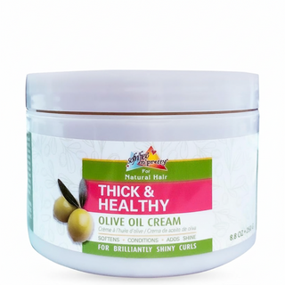 sofn free n pretty olive oil cream 8.8oz softens conditions and adds shine for thick healthy smooth hair