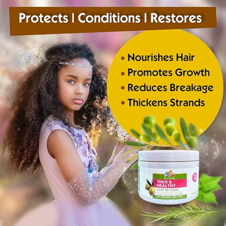 sofn free n pretty olive oil cream 8.8oz softens conditions and adds shine for thick healthy smooth hair