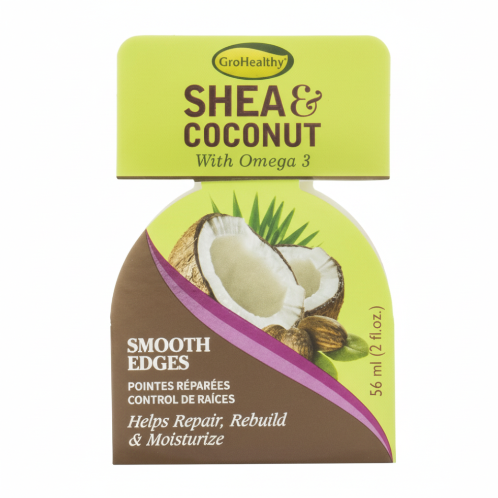 SofnFree shea and coconut smooth edges for sleek edge control
