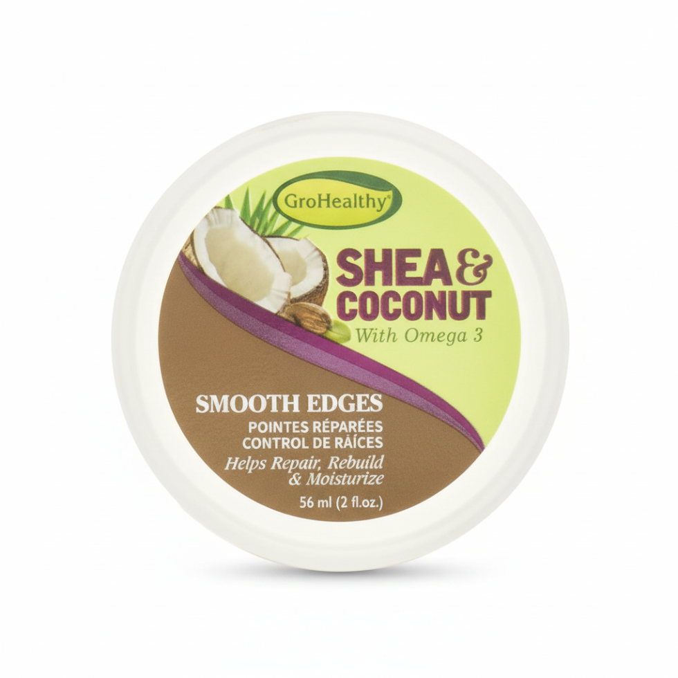 SofnFree shea and coconut smooth edges for sleek edge control