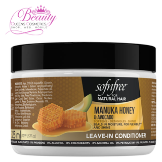 Sofn’free Leave-In Conditioner with Manuka Honey & Avocado 325ml | Hydrate & Detangle