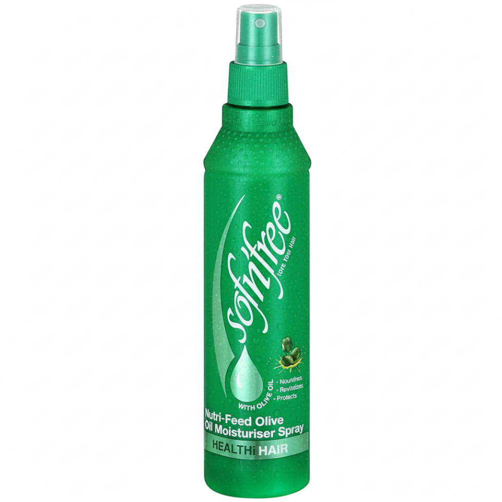 Sofnfree Nutri-Feed olive oil moisturiser hydrates and revitalizes hair