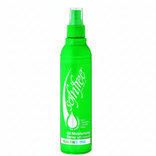 Sofnfree oil moisturising spray with Keravite hydrates and strengthens hair