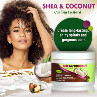 Sofn'Free Shea & Coconut Curling Custard 246ml | Define, Moisturise & Control Curls