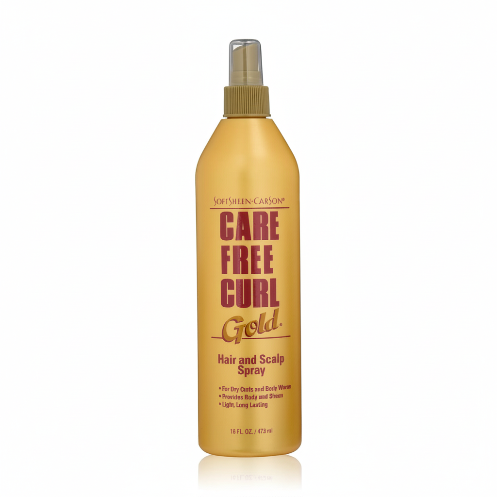 SoftSheen-Carson Care Free Curl Gold Hair & Scalp Spray 16oz | Refresh & Moisturize Curls