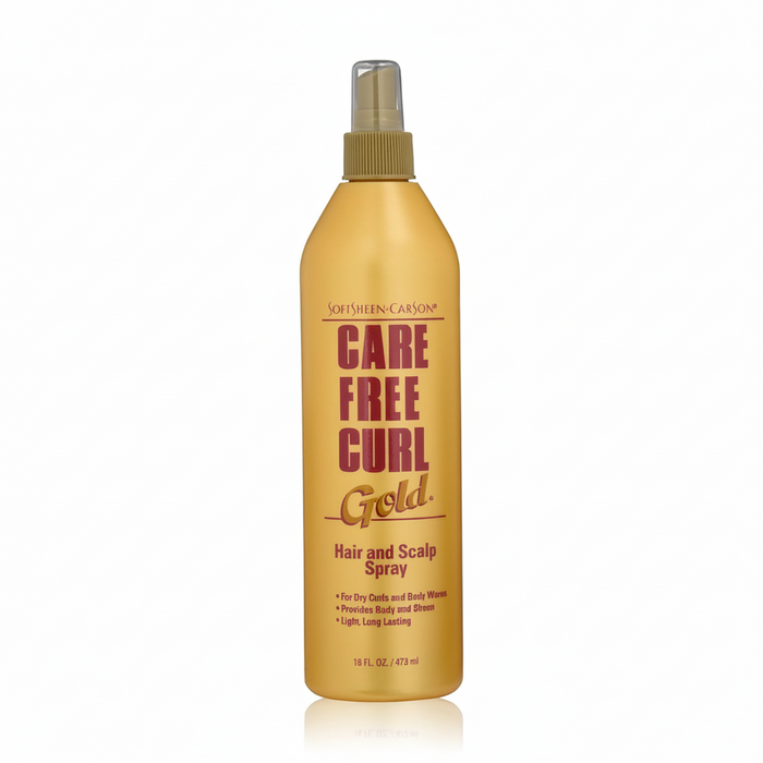 SoftSheen-Carson Care Free Curl Gold Hair & Scalp Spray 16oz | Refresh & Moisturize Curls