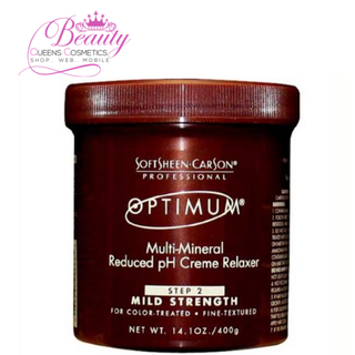 SoftSheen-Carson Optimum Multi-Mineral Reduced pH Crème Relaxer Step 2 14.1oz | Smooth Hair