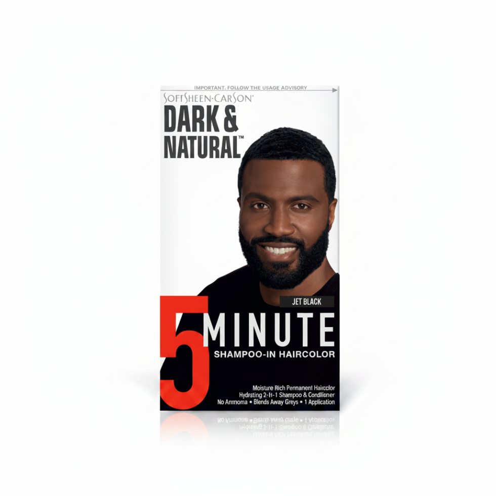 softsheen carson dark and natural men hair color jet black permanent grey coverage dye product