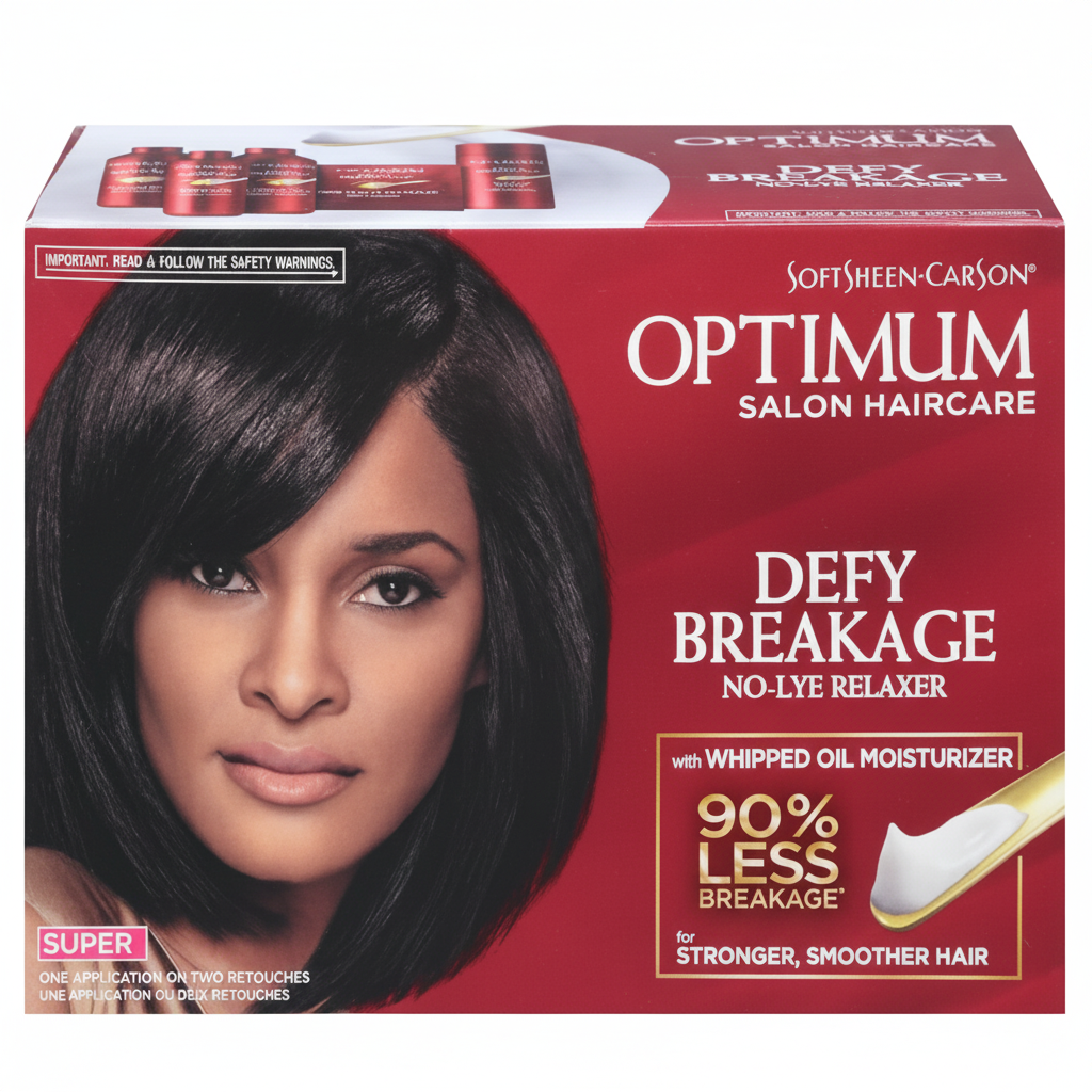 Soft Sheen Carson Optimum Defy Breakage No Lye Relaxer Super Formula-1 Application complète