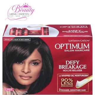 Soft Sheen Carson Optimum Defy Breakage No-Lye Relaxer Super Formula-1 – Complete Application Kit