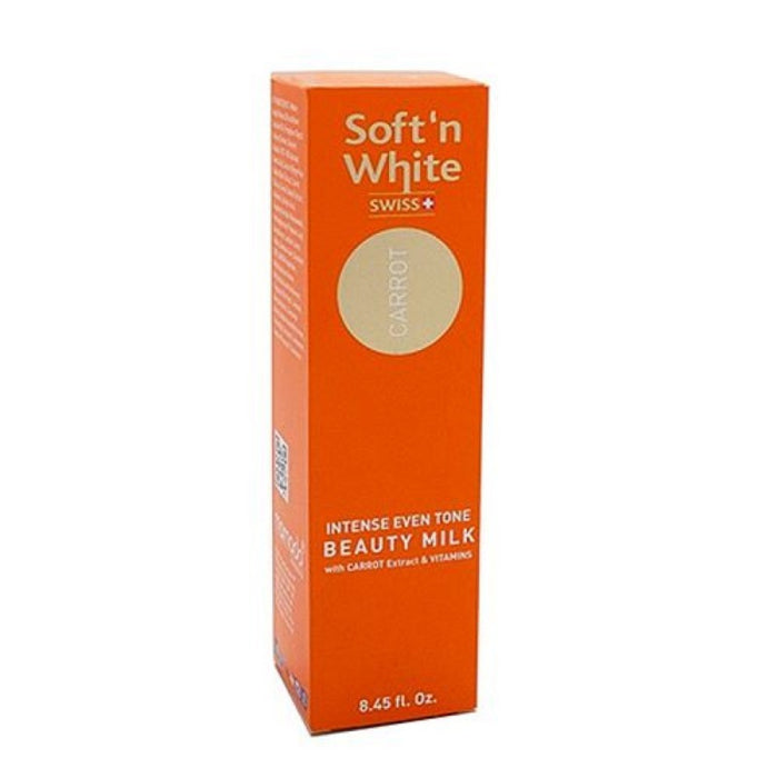 Soft N White beauty milk hydrates and brightens skin for smooth radiant glow