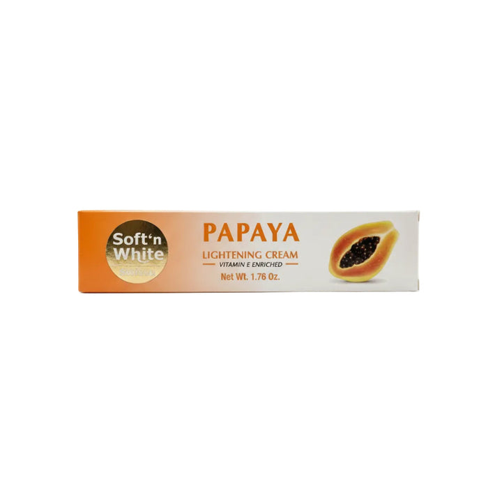 Soft N White Papaya Lightening Cream 1.76oz | Brightening Face Cream