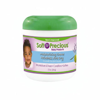 soft and precious moisturizing creme hairdress for extra dry soft smooth healthy baby hair care 5oz