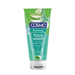 Soothing cucumber and aloe vera face wash gentle hydrating skin cleanser for soft and refreshed skin