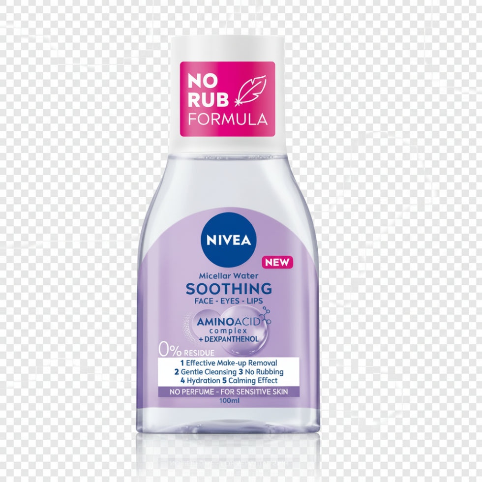 Soothing micellar water 200ml gentle makeup remover hydrating face cleanser for soft clean skin