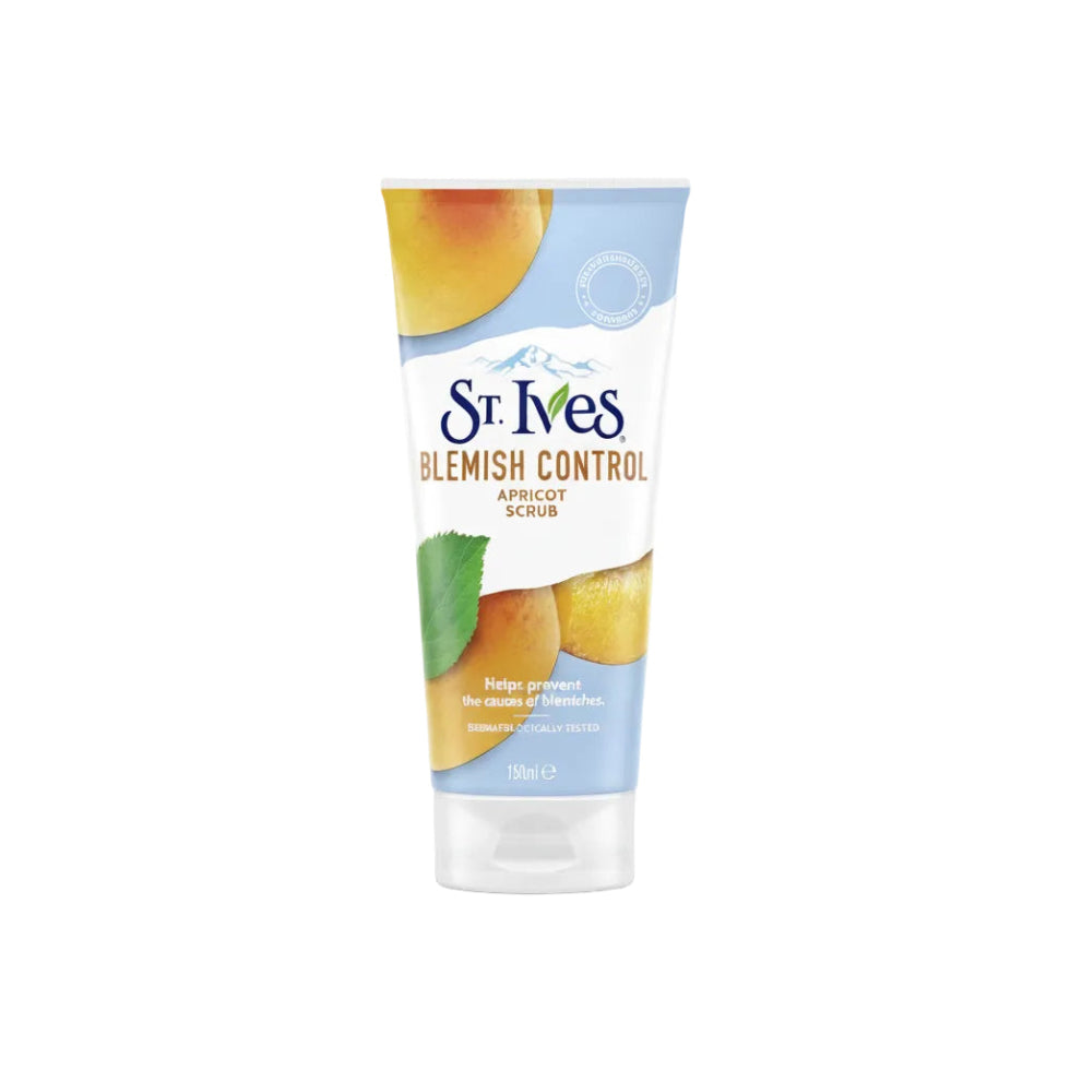 st ives blemish control apricot scrub 150ml acne care exfoliating face scrub for clear smooth skin