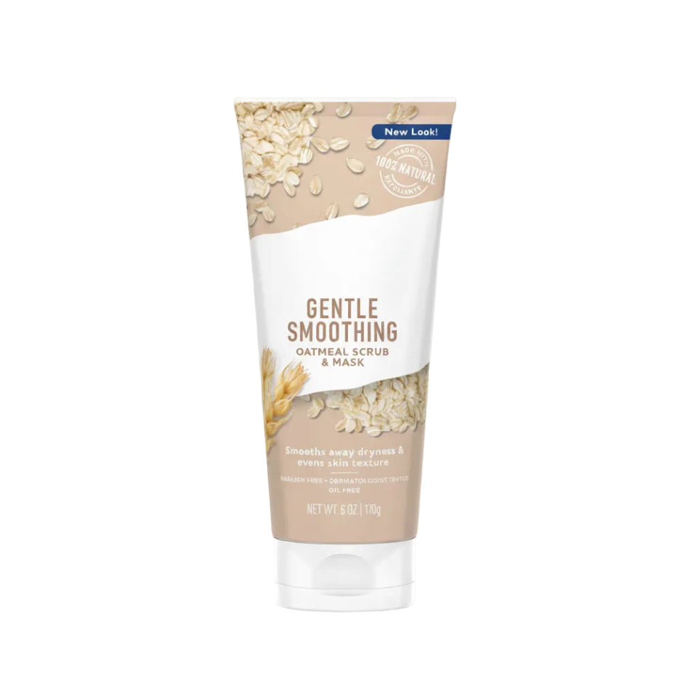 st ives gentle smoothing oatmeal scrub and mask 150ml 2 in 1 soothing exfoliating face scrub for soft skin