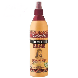 Sta-Sof-Fro Braid Extra Dry Spray 350ml  Hydrating Shine for Braids
