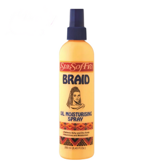 sta sof fro braid oil moisturising spray 250ml nourish and hydrate braids and scalp for soft healthy hair
