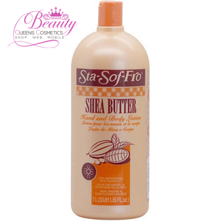 Sta-Sof-Fro Shea Butter Hand & Body Lotion 1L Deep Nourishment for Dry Skin