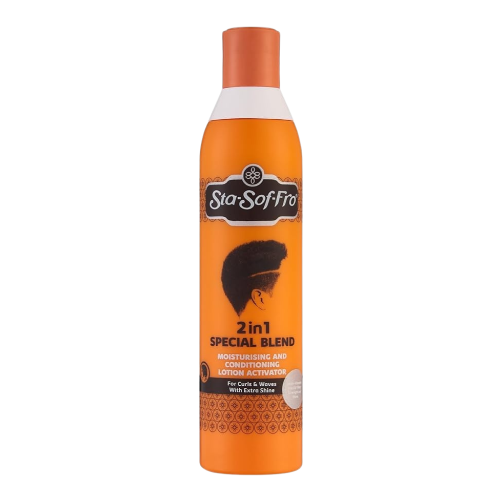sta sof fro 2 in 1 moisturizing conditioning lotion activator curl care frizz control hair styling product
