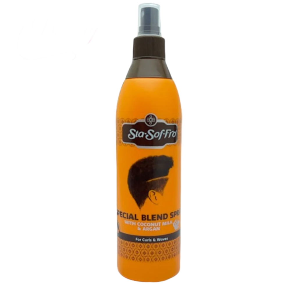 sta sof fro braid hi sheen polish spray mist 325ml shine and moisture care for braided and natural hair