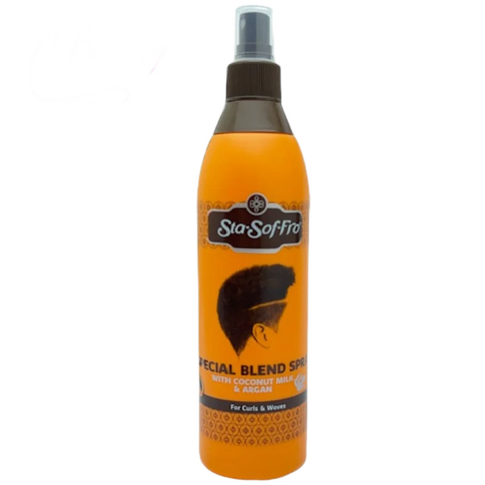 sta sof fro braid hi sheen polish spray mist 325ml shine and moisture care for braided and natural hair