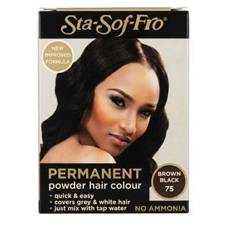 Sta-Sof-Fro Permanent Powder Hair Colour delivers vibrant, long-lasting color with strong grey coverage and a smooth, shiny finish for all hair types.
