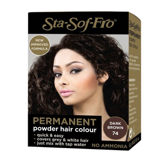 Sta-Sof-Fro Permanent Powder Hair Colour delivers vibrant, long-lasting color with strong grey coverage and a smooth, shiny finish for all hair types.