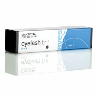 Strictly Professional Eyelash Tint Black 15ml for bold long lasting lash definition and darker fuller lashes