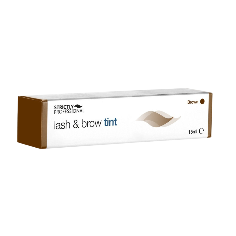 Strictly Professional Eyelash Tint Brown 15ml for long lasting natural lash definition and enhancement