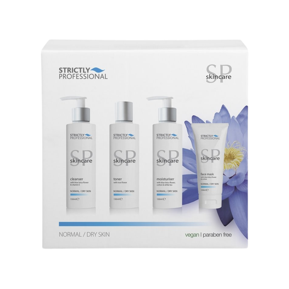 Strictly Professional Facial Care Kit for normal and dry skin hydrating moisturizing salon quality skincare set