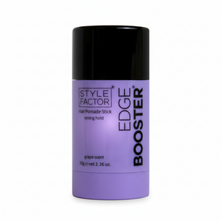 edge booster hair pomade wax stick 2.36oz grape scent strong hold hair styling stick edge control frizz smoothing grooming product