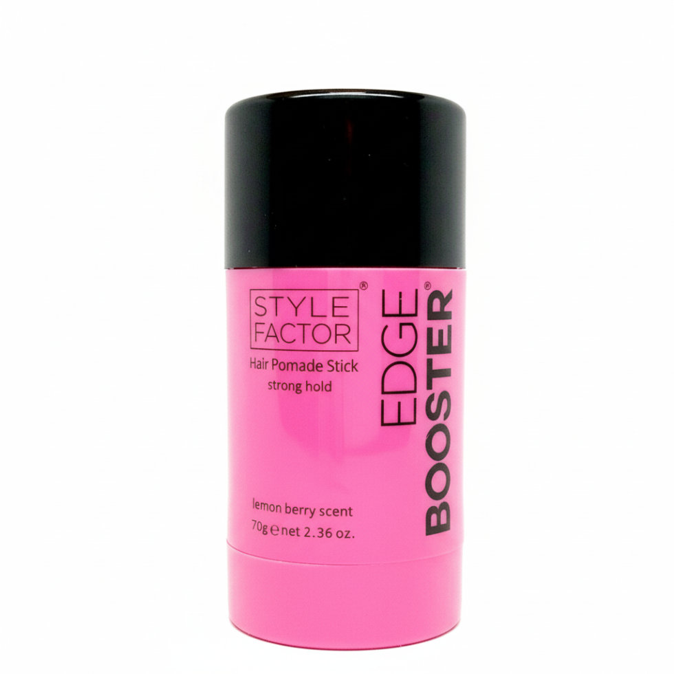 lemon berry edge booster hair pomade wax stick for strong hold smooth edges and frizz control