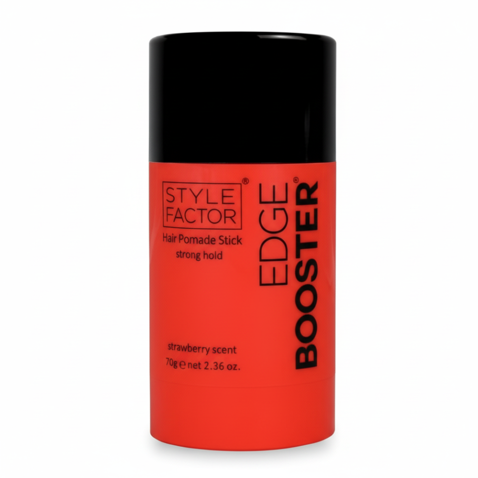 edge booster hair pomade wax stick 2.36oz strawberry scent strong hold edge control styling stick frizz control hair grooming product