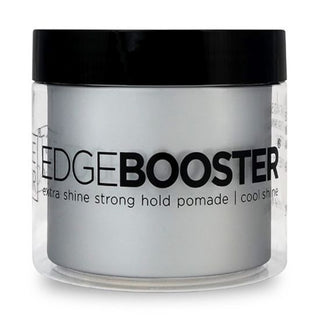 style factor edge booster extra shine strong hold pomade 9.46oz cool shine glossy hair pomade sleek control fresh shine styling product
