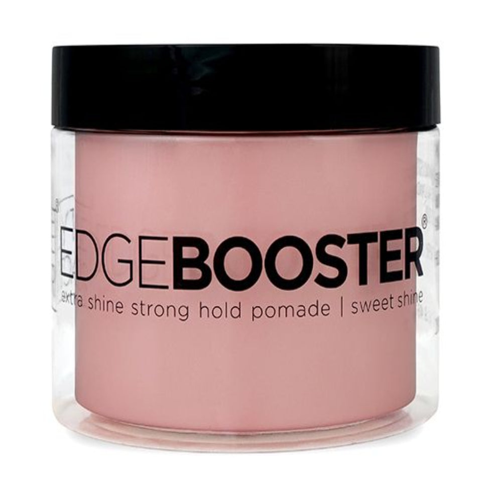 style factor edge booster extra shine strong hold pomade 9.46oz sweet shine hair pomade sleek control glossy finish barbershop styling product