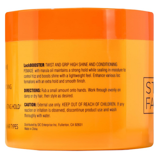 style factor lock booster twist grip braid gel 300ml strong hold styling gel braids locs twists frizz control shine hair styling product