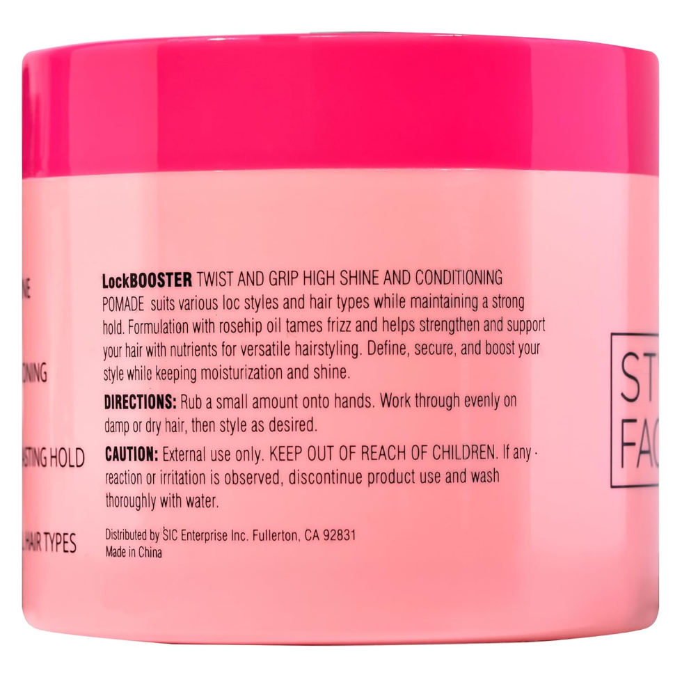 Style Factor Lock Booster 300ml | Twist Grip Braid Gel Strong Hold Styling Gel