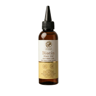 style my edge biotin hair oil 120ml strengthening scalp nourishing hair growth oil for healthy hair
