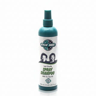 stylin dredz spray shampoo 350ml lock friendly tea tree oil dreadlock cleansing spray scalp care