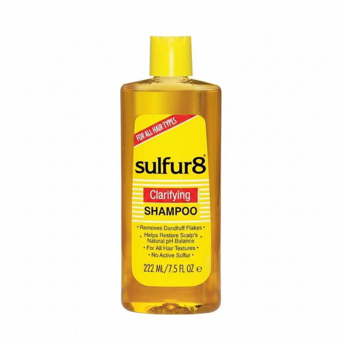 Sulfur8 Clarifying Shampoo 222ml | Removes Dandruff & Refreshes Scalp Clean