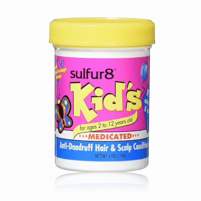 Sulfur8 Kids Medicated Anti-Dandruff Conditioner 4oz | Scalp Care & Flake Control